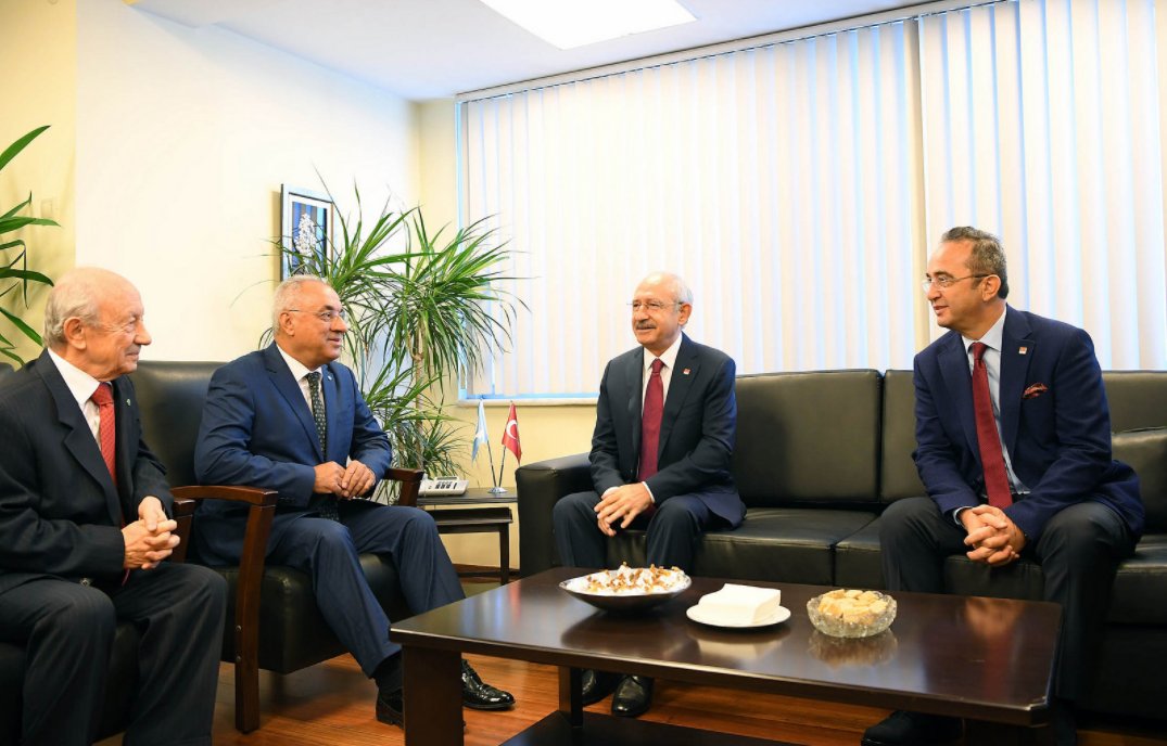 Kemal Kılıçdaroğlu'ndan DSP'ye ziyaret