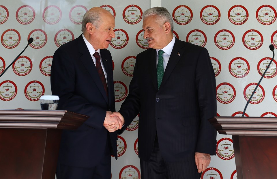 Cumhur İttifakı YSK'ya Sunuldu