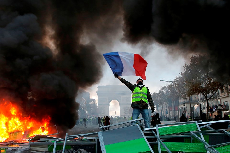 Fransa'da Akaryakıt Protestosu