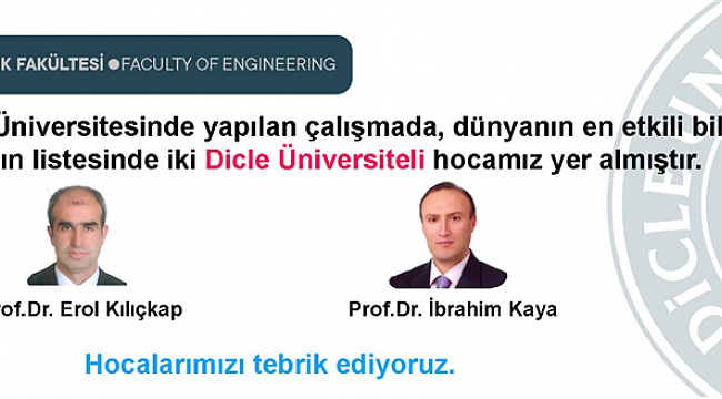 Dicle Üniversitesi'nden Dünya Geneli Başarı