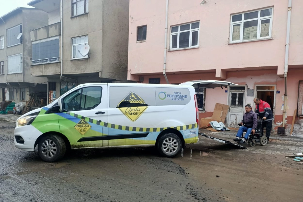 Ordu'da engelsiz taksi uygulaması hayatları kolaylaştırıyor