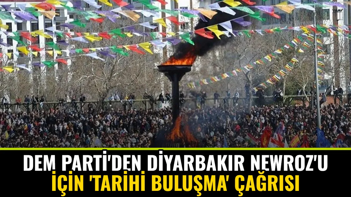 DEM Parti'den Diyarbakır Newroz'u İçin 'Tarihi Buluşma' Çağrısı