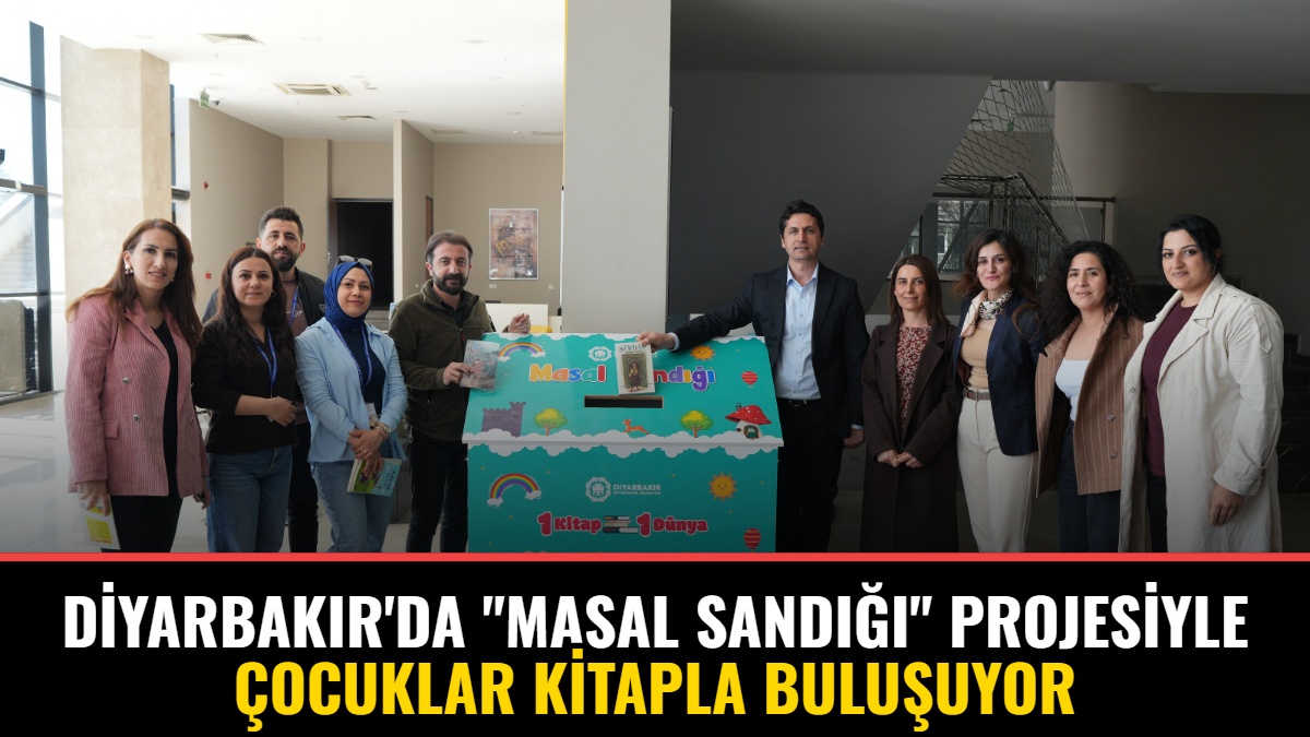 Diyarbakır'da "Masal Sandığı" Projesiyle Çocuklar Kitapla Buluşuyor