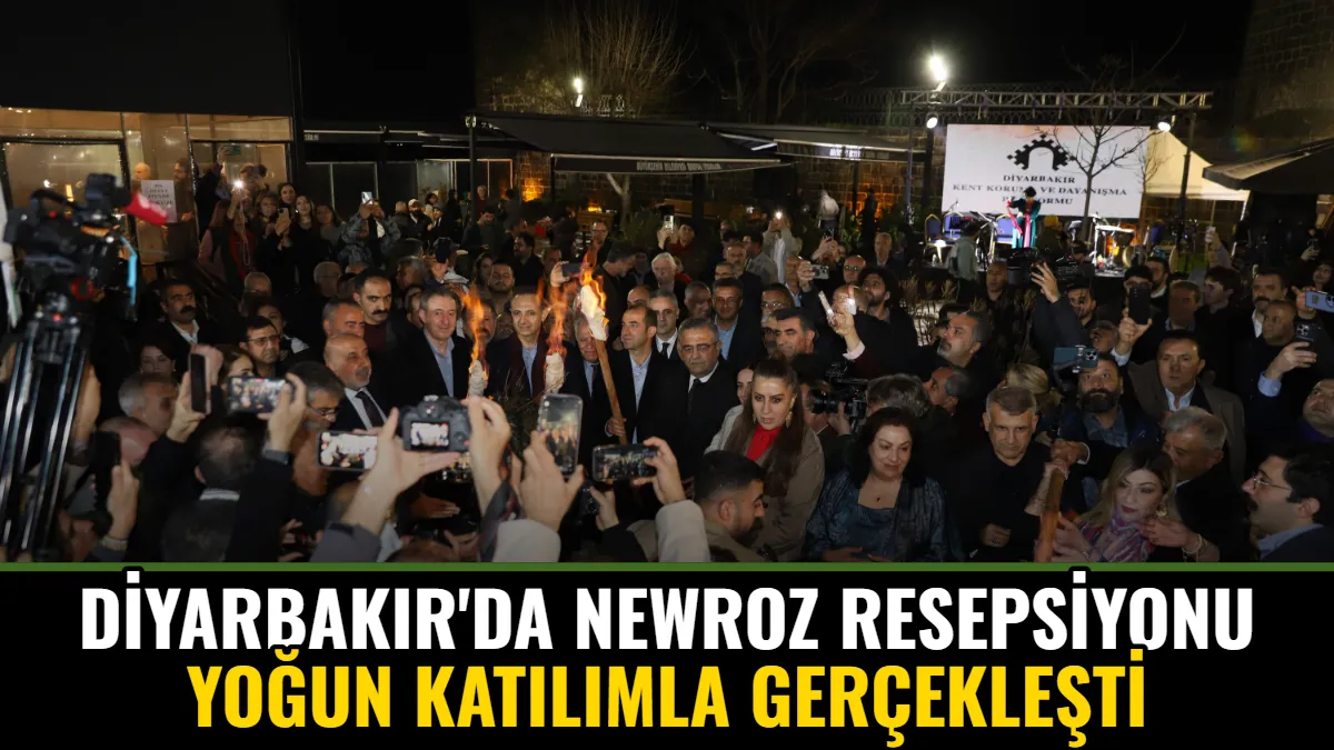 Diyarbakır'da Newroz Resepsiyonu Yoğun Katılımla Gerçekleşti